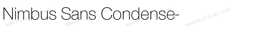 Nimbus Sans Condense字体转换 Nimbus Sans Condense字体转换